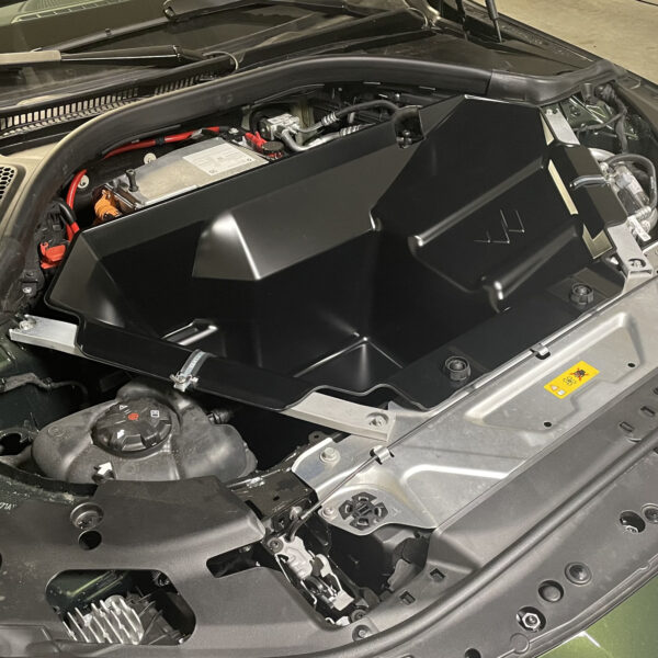 BMW i4 Frunk in eingebautem Zustand
